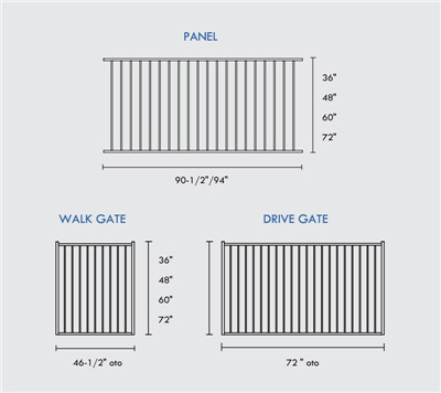 Ornamental Residential Fence anti-corrosion 