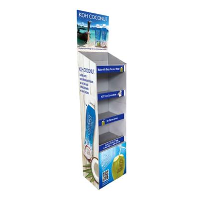 Marketing POP Up Cardboard Display Stand For Beverage And Drinks
