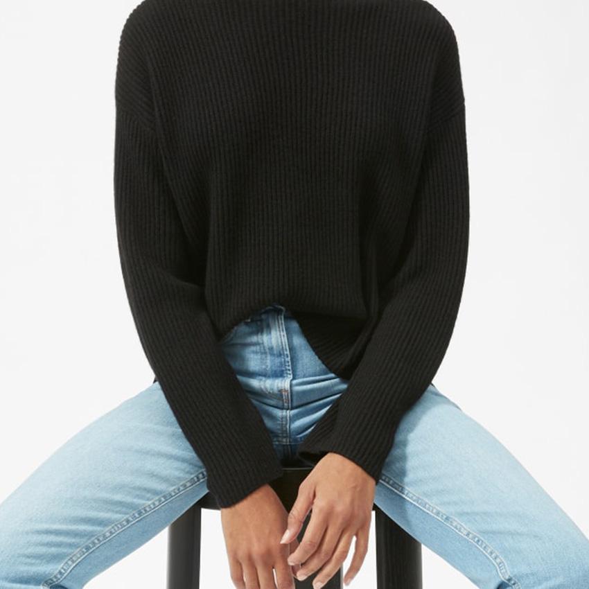The Cashmere Rib Boatneck 