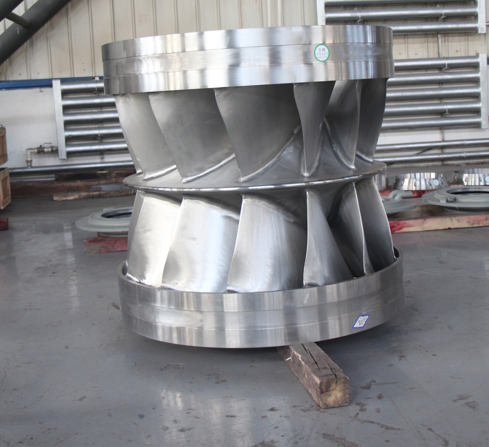 Double-structure Francis Turbine Runner for Project in Papua New Guinea