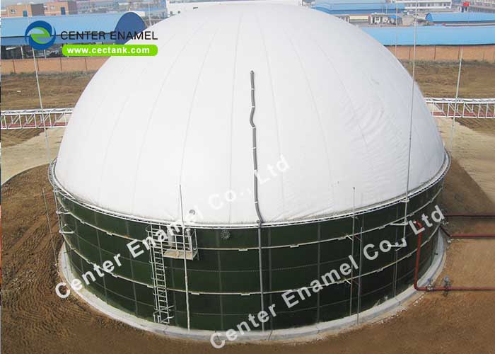 Steel Panel 6.0 Mohs Hardness Potable Water Storage Tank With Aluminum Dome Roof