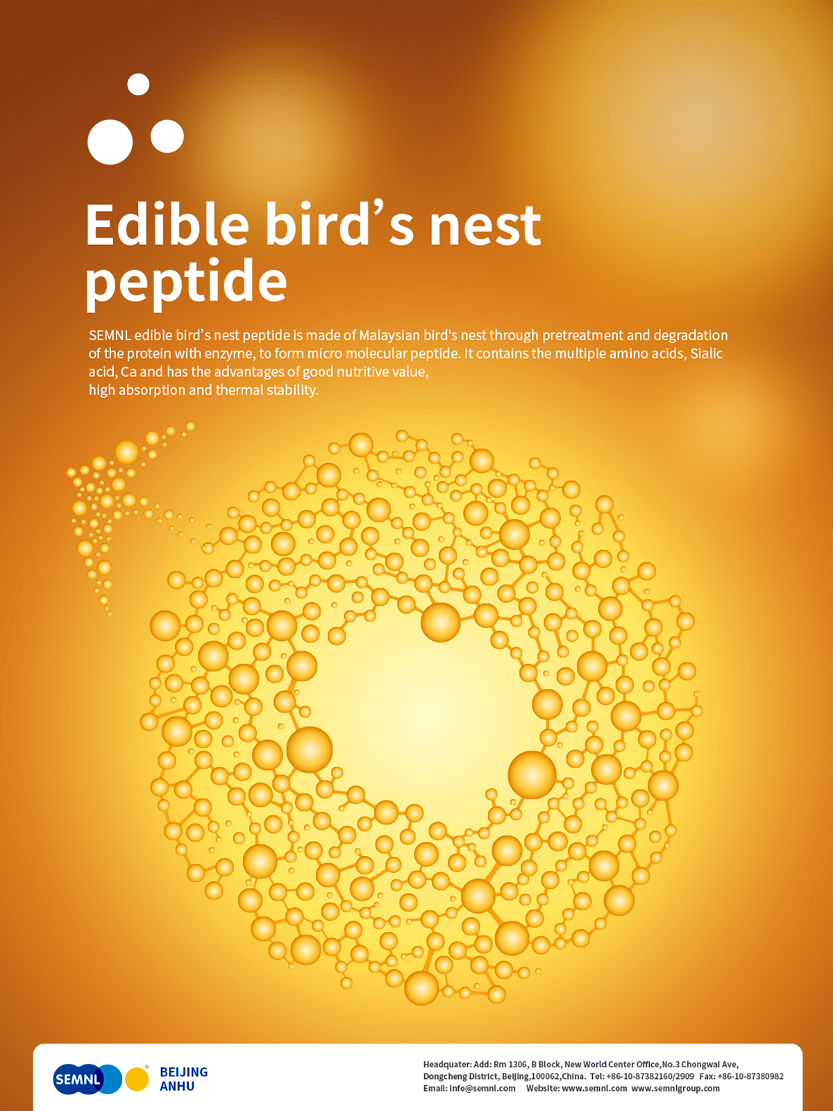 High Quality Edible Bird\' s Nest Peptide