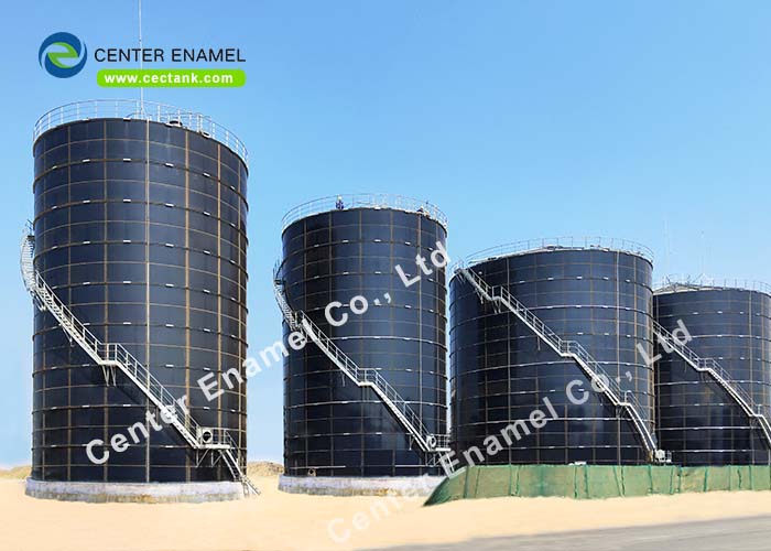 30000 gallon Glass Fused to Steel Industrial Liquid Storage Tanks, Liquid Fertilizer Storage Tanks