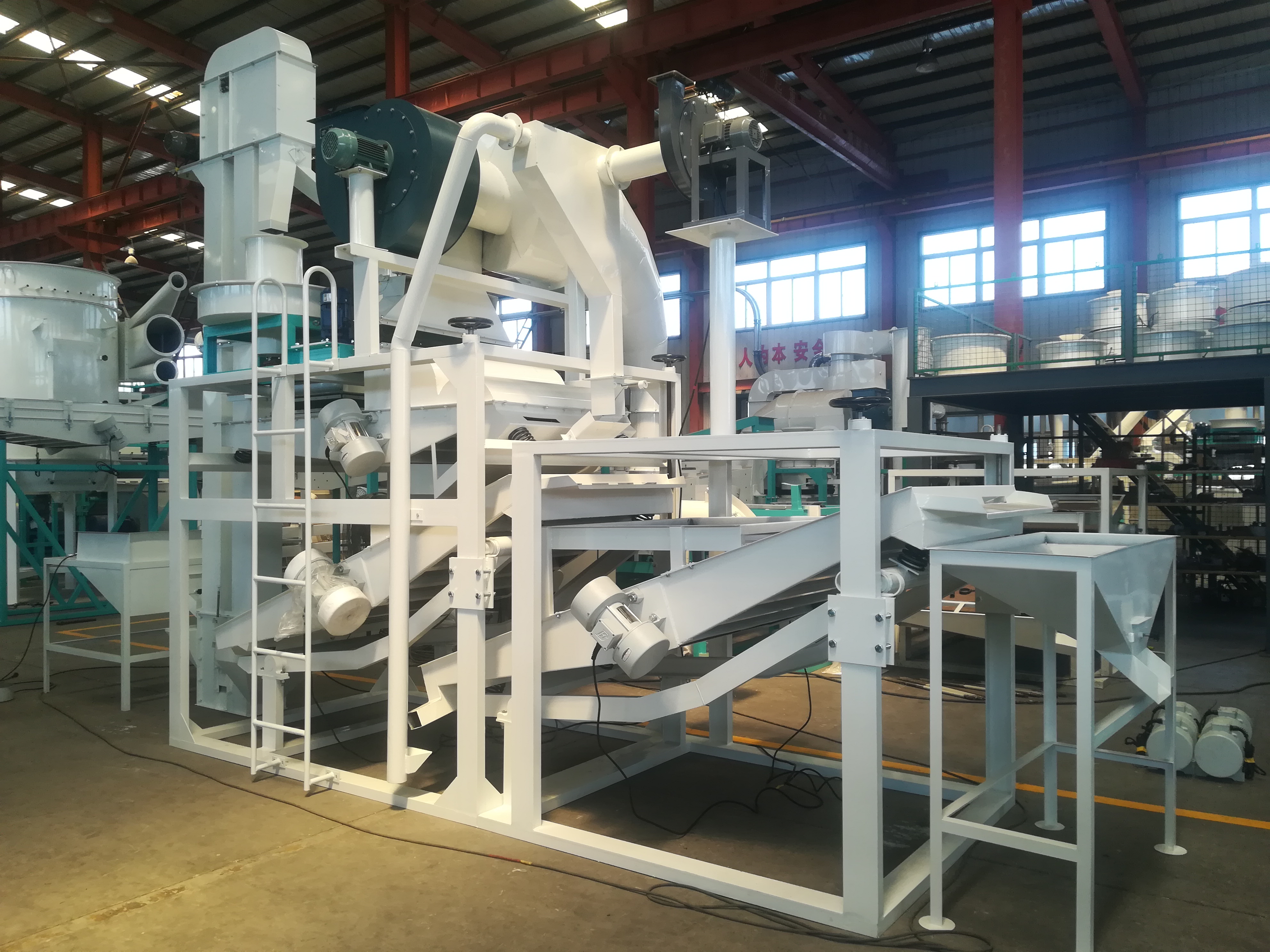 Equipment for peeling and separating oats TFYM-1000