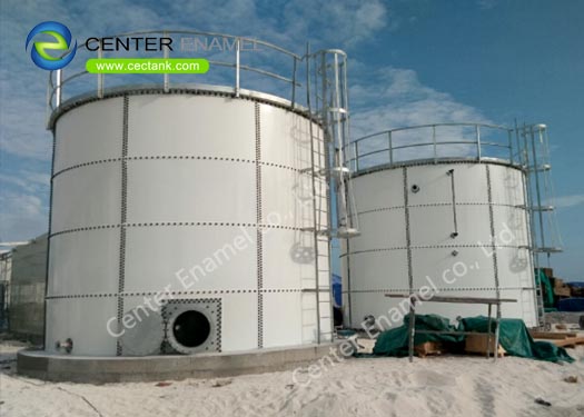 ISO9001 Anaerobic Digestion Tanks With Three Phase Separator For Biogas Project