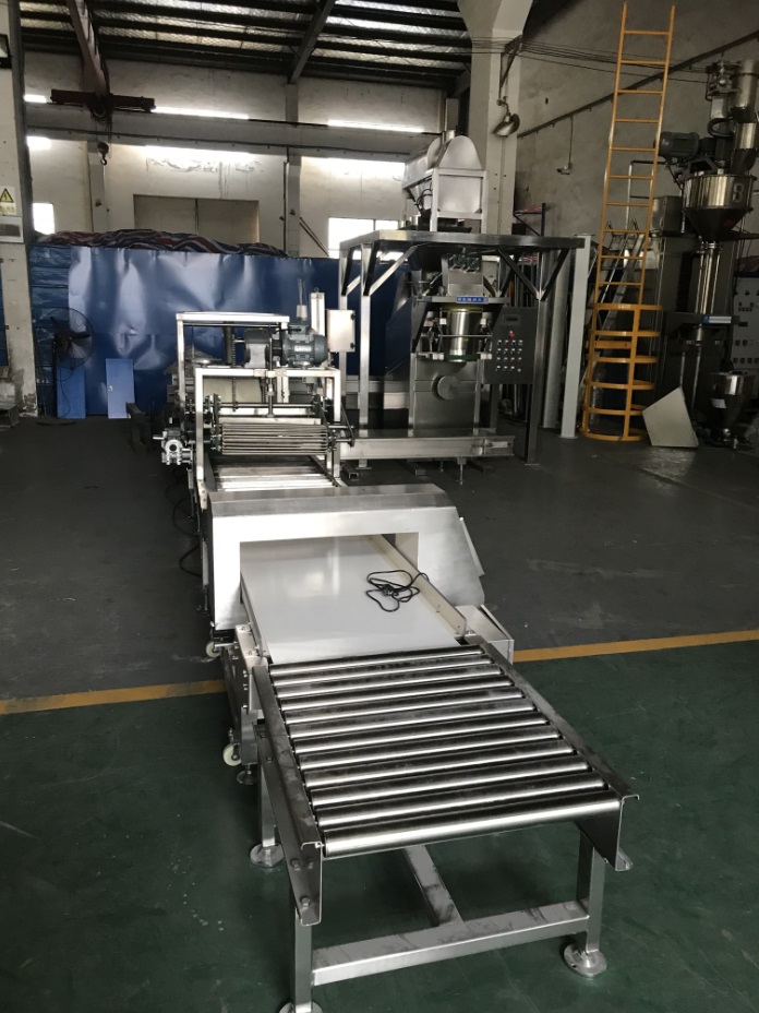 automatic Drums Filling machine bagging equipment full automatic packaging line full automatic flour bagging palletizing and wrapping system