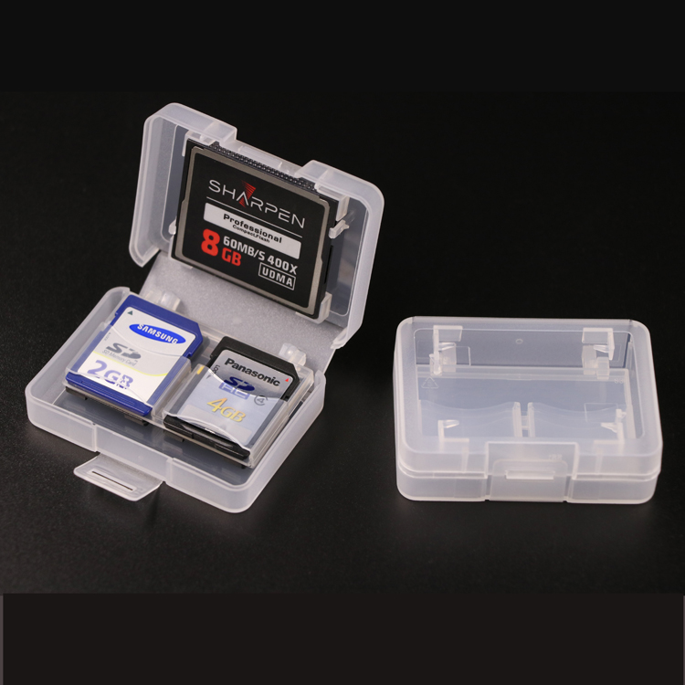 TF MMC CF Cards Holder SD Memory Card Boxes Case		