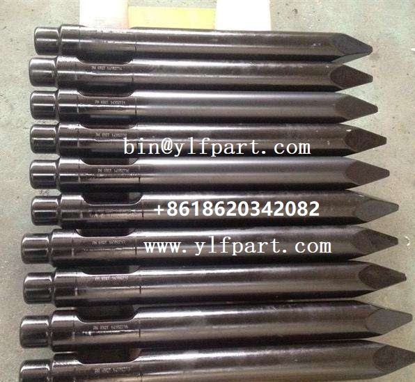 DNB Hydraulic hammer part beaker chisel moil point dainong d30 d60 d70 d90 d110 d130 d160 k20 k25 k30 k40 k50