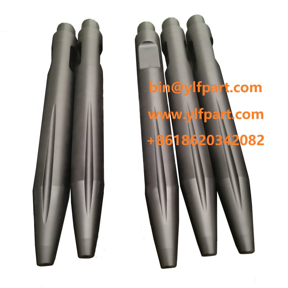 Allied Concrete chisel machine moil point HY-RAM77 HY-RAM88 HY-RAM700 HY-RAM710/711 Ally rock breaker fitting chisel drill tool 