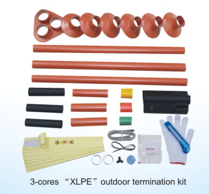 medium and high voltage heat shrinkable termination kits