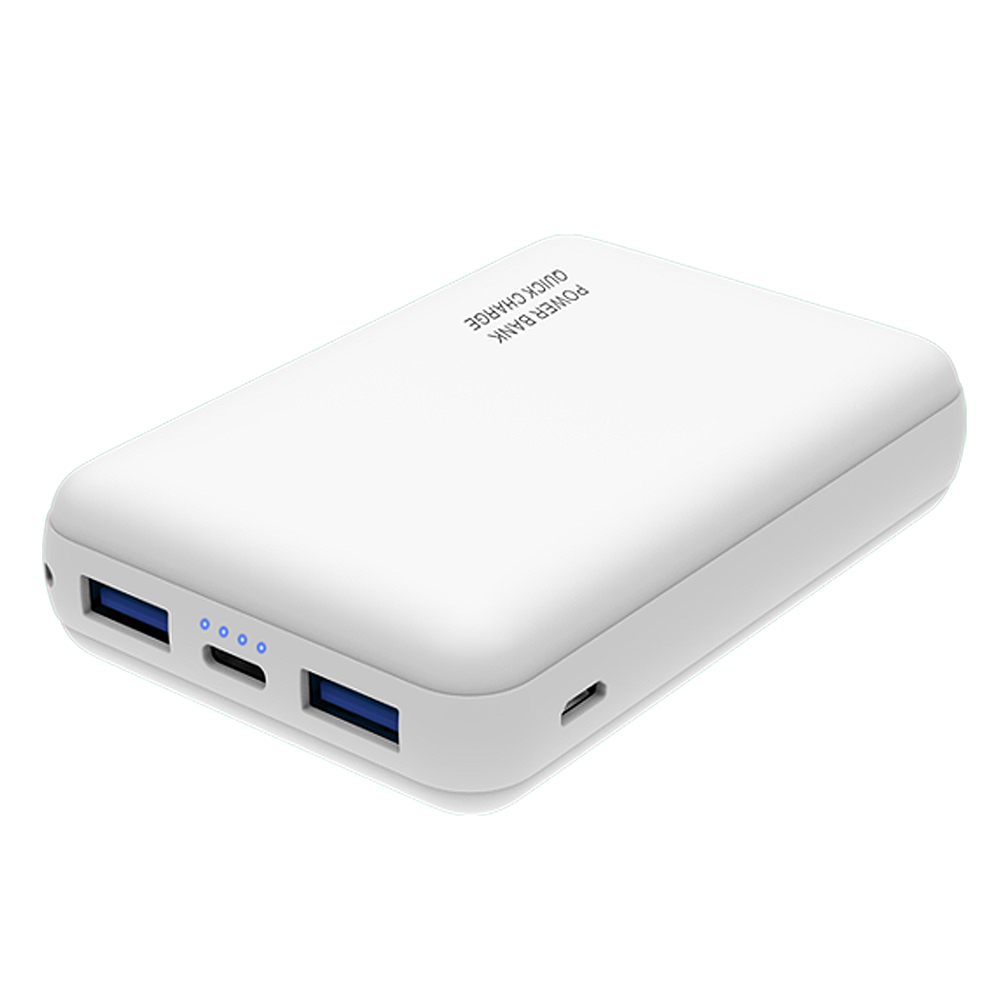 Quick Charger Power Bank 10000mah Mini Size Mobile Power Pack QC3.0 Power Banks USB Charger Battery 