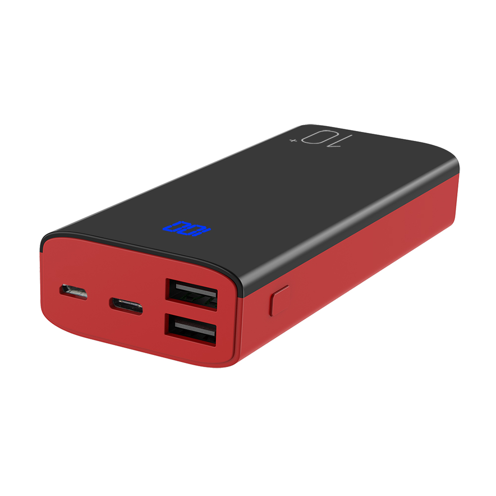 Portable Charger PowerBanks 10000mah Dual USB PowerBanks For Mobile Charger With Digital Display 