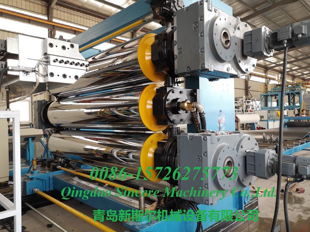 PE/PP/PET/ABS/PVC thick sheet/board/plate extrusion production lines for storage tanks