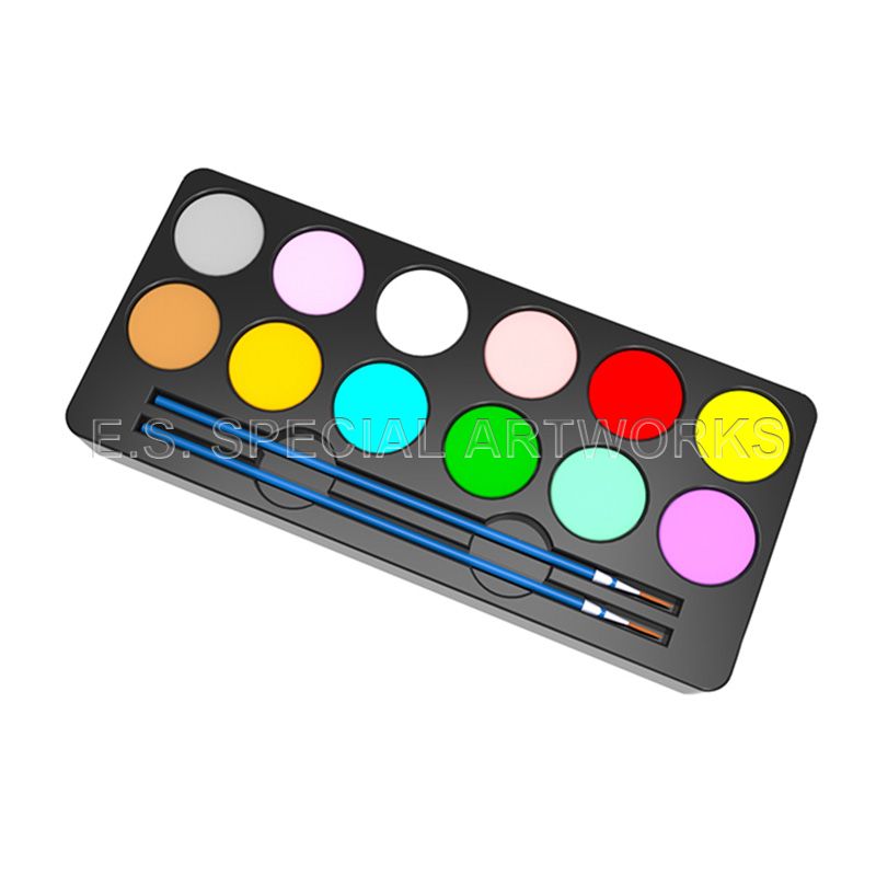 ES-PO-001 12 Customized Color and 2 Brushes