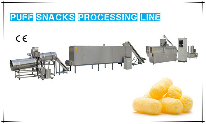 Food Extrusion Machine-Puff Snacks Processing Line