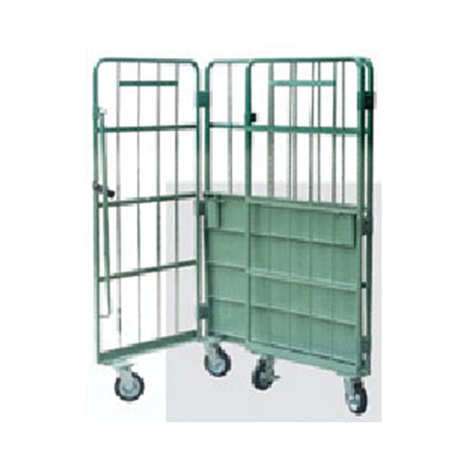 Logistics Truck   Wire Containers Exporter  Pallet Rack Wire Mesh Deck Manufacturers  Cold galvanizing flared wire mesh decking