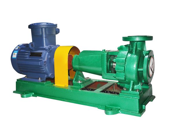 Single-stage single-suction fluoroplastic alloy chemical centrifugal pump