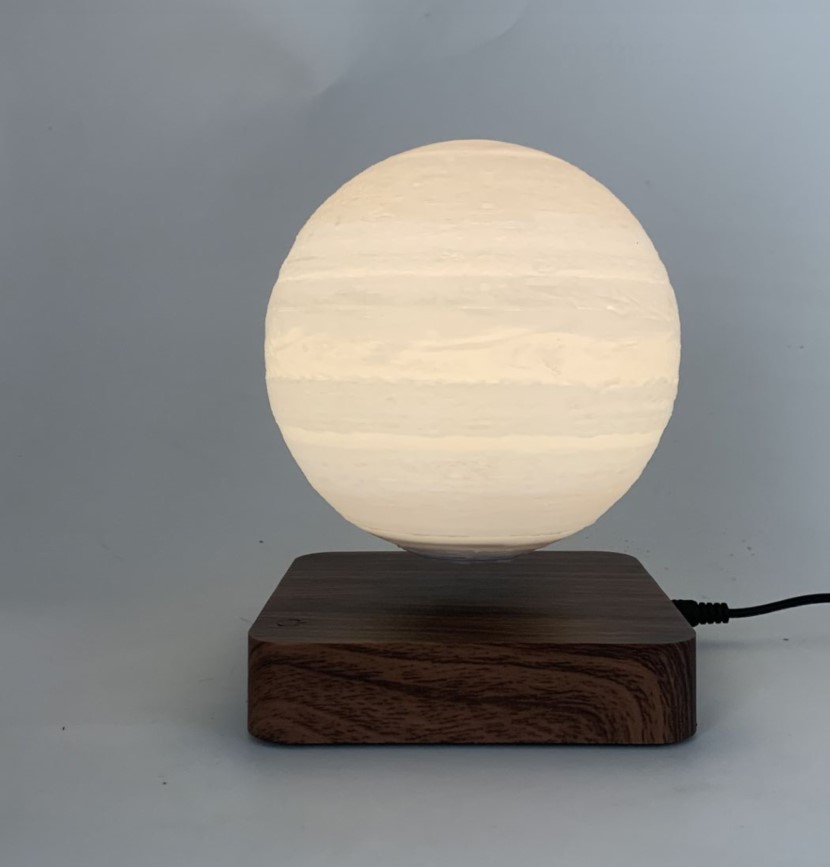 magnetic levitation floating planet lamp light for decor gift 