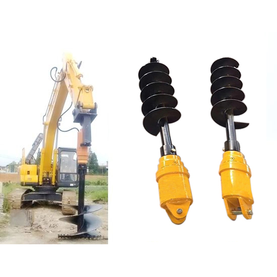 ADH4500 series 3-4.5T auger drive unit for compact excavator attachment drilling auger drives