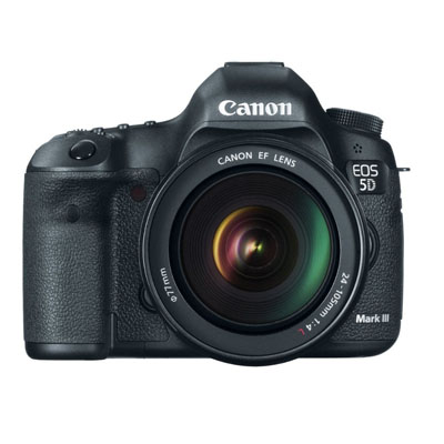 Canon EOS 5D Mark III 22.3 MP Full Frame CMOS Digital SLR Camera 5D Mark III Body 24-105mm Lens