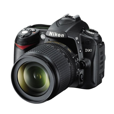 Nikon D90 12.3MP DX-Format CMOS Digital SLR Camera With 18-105mm Lens