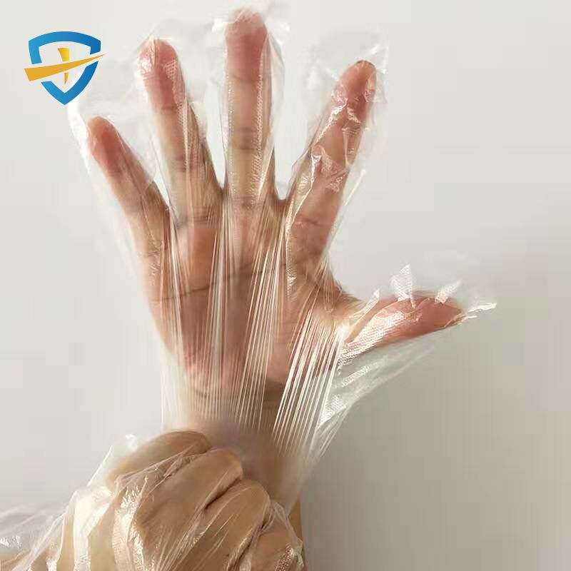 Household kitchen products PE plastic disposable gloves