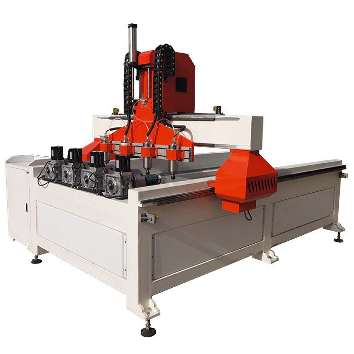 Multi-spindle 3d 4 Axis Rotary CNC Wood Router