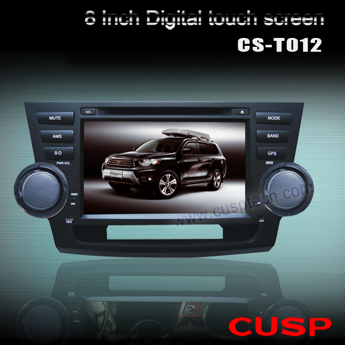 CS-T012 丰田汉兰达与GPS车载DVD播放器
