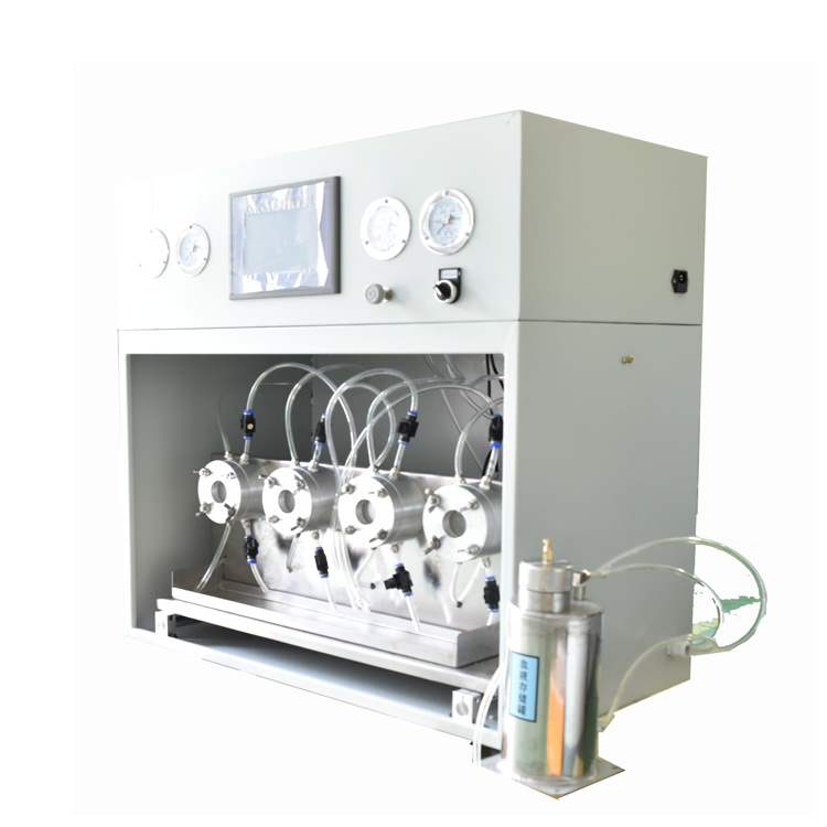 Protective clothing blood penetration testing machine
