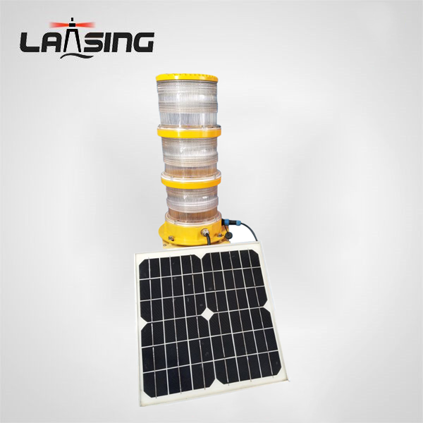 TY4W Solar Powered High Intensity Type A Obstruction Light