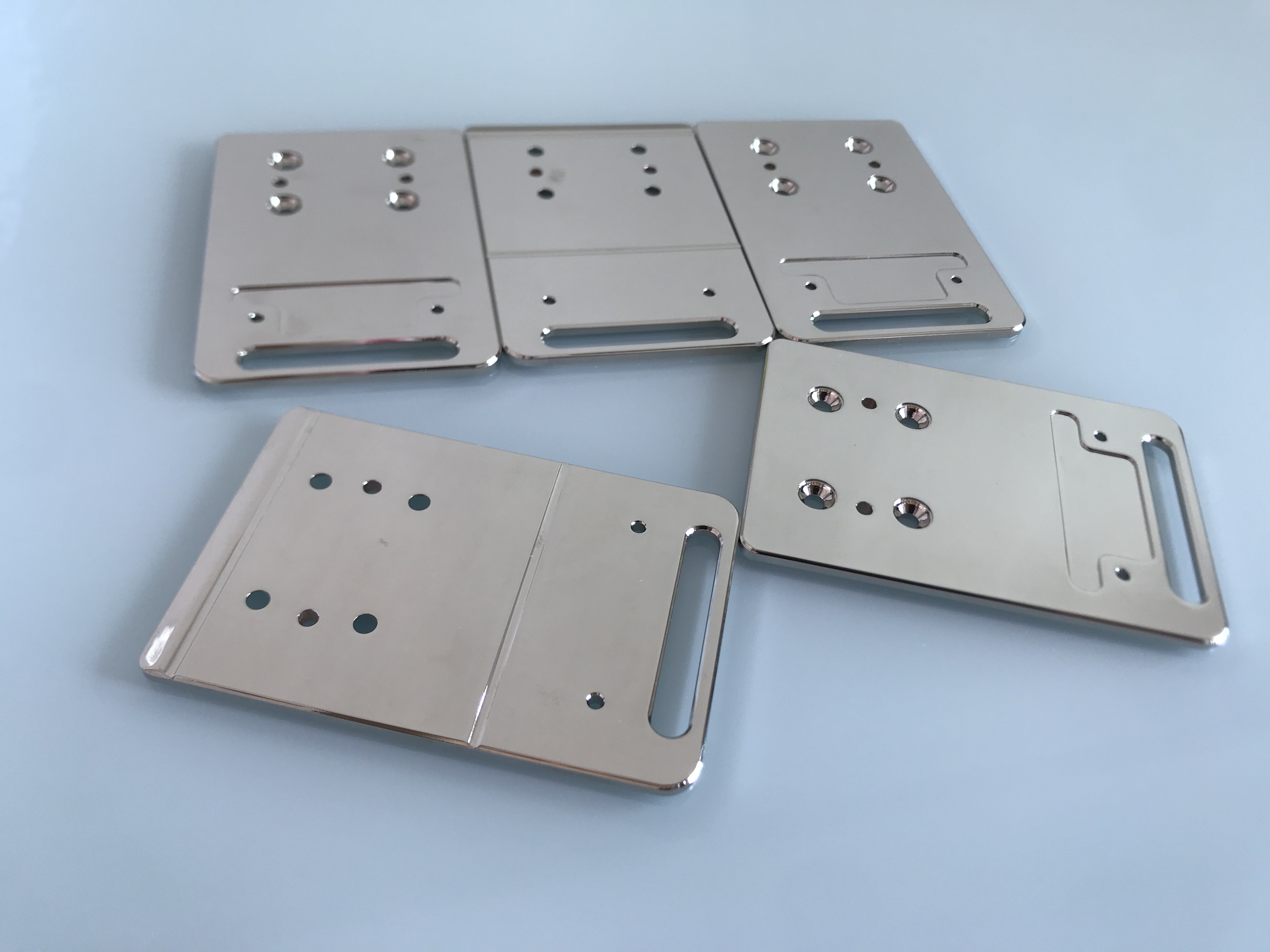 LED module base copper alloy parts and nickel plate finish