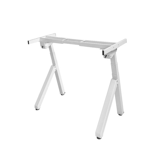 Dual Monitor Raising Standing Desk With Two Legs