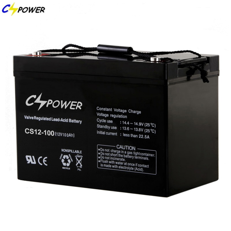  CSPOWER CS12 Необслуживаемый аккумулятор малой мощности Vrla agm Системы ИБП Аварийные системы 12 В 100 Ач