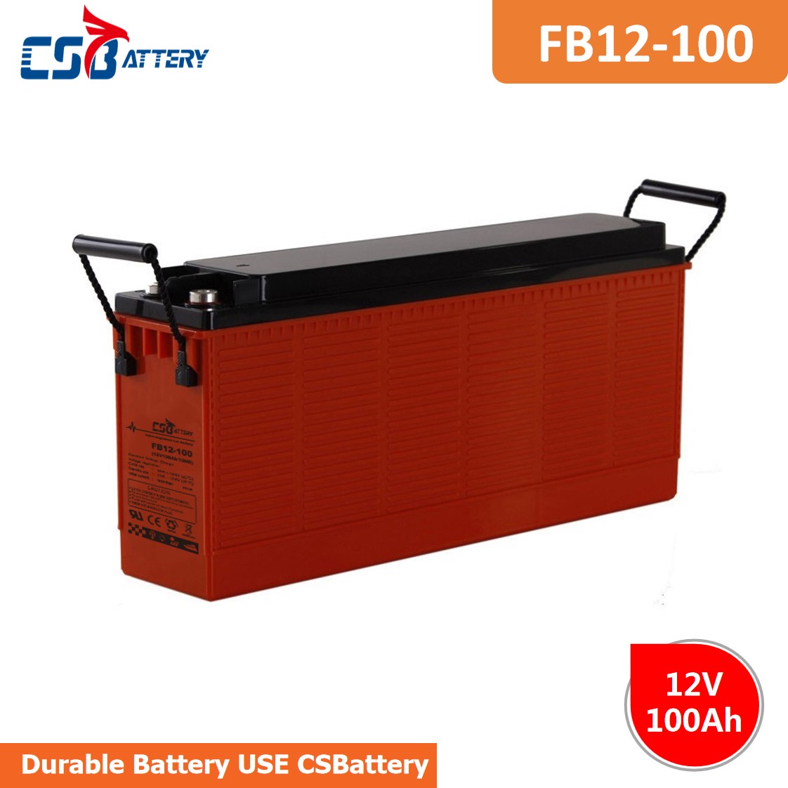CSBattery 12v100ah backup energy  Lead acid Battery for Golf-car/Buggies/Emergency-lighting/Power-Inverter/forklift 							