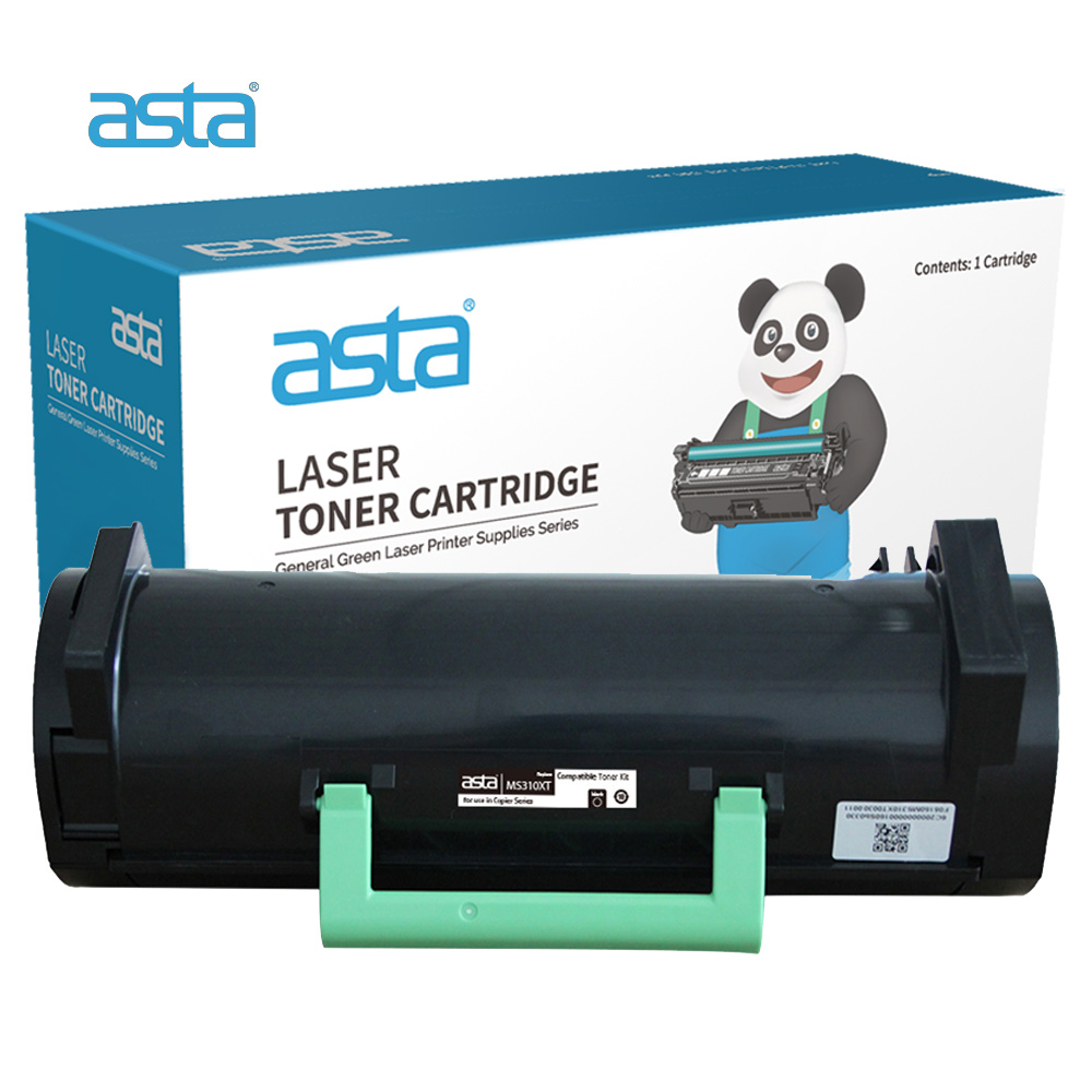 ASTA Factory Wholesale High Quality Laser Compatible Toner Cartridge For Lexmark MS310 MS410 MS510 MS610 MS312 MS315 MS415