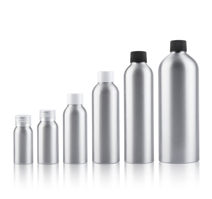 Aluminum bottles with cap