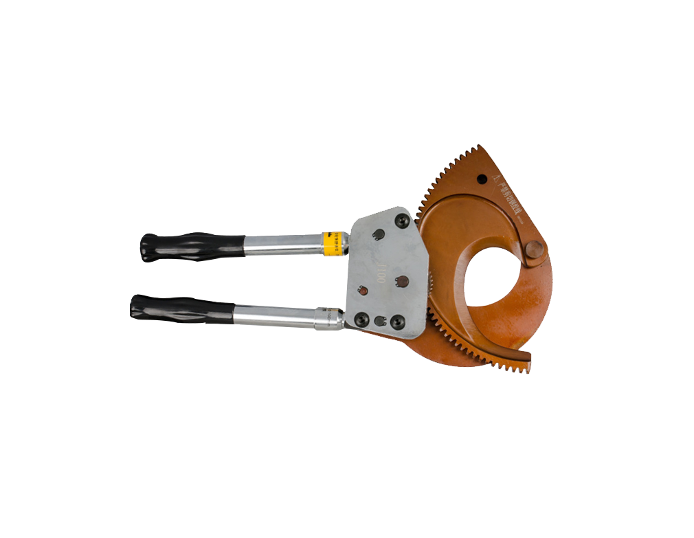 J-100 HIGH STRENGTH DURABLE RATCHET CABLE CUTTER FOR CU&AL&ARMORED CABLES