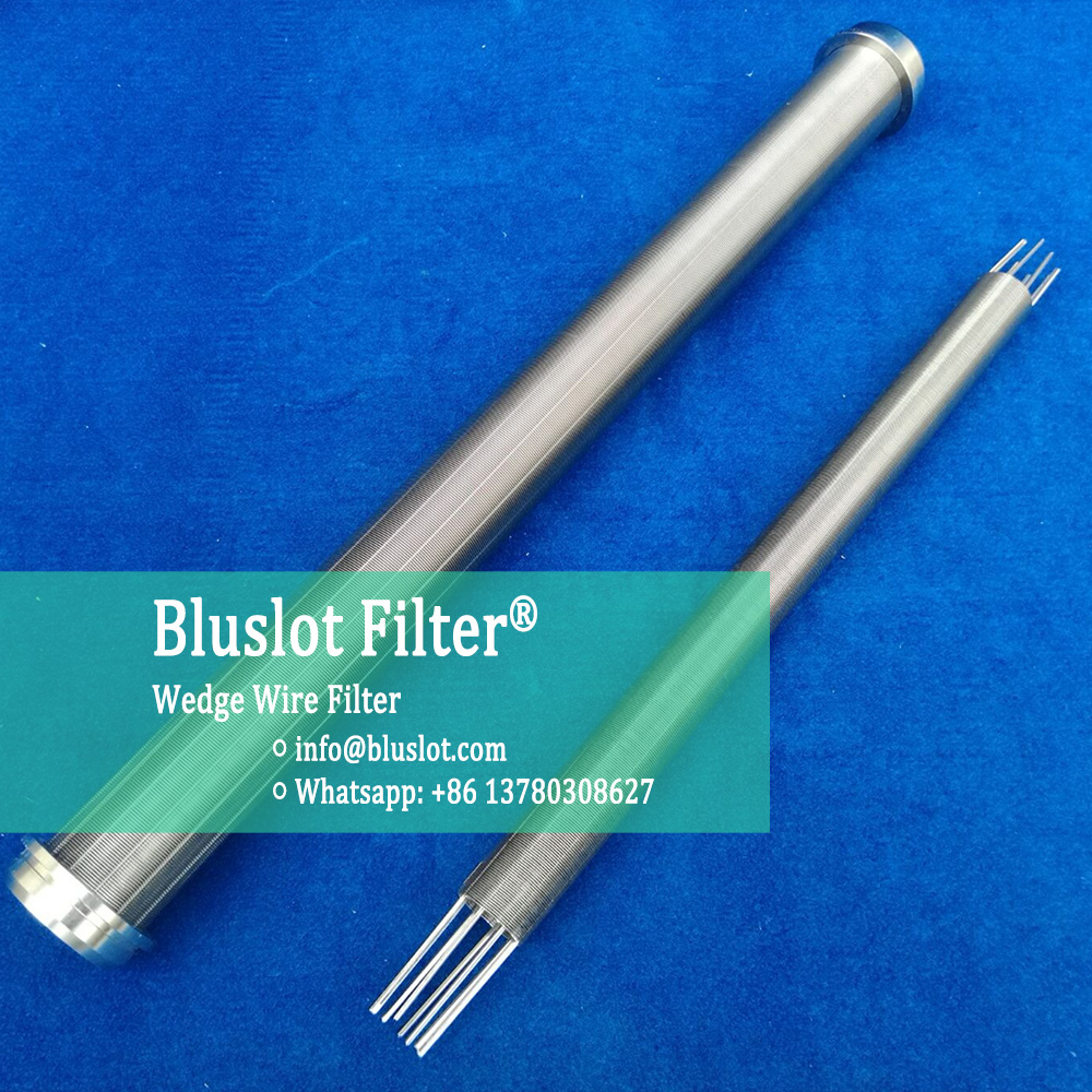 10 microns wedge wire filter - bluslot filter
