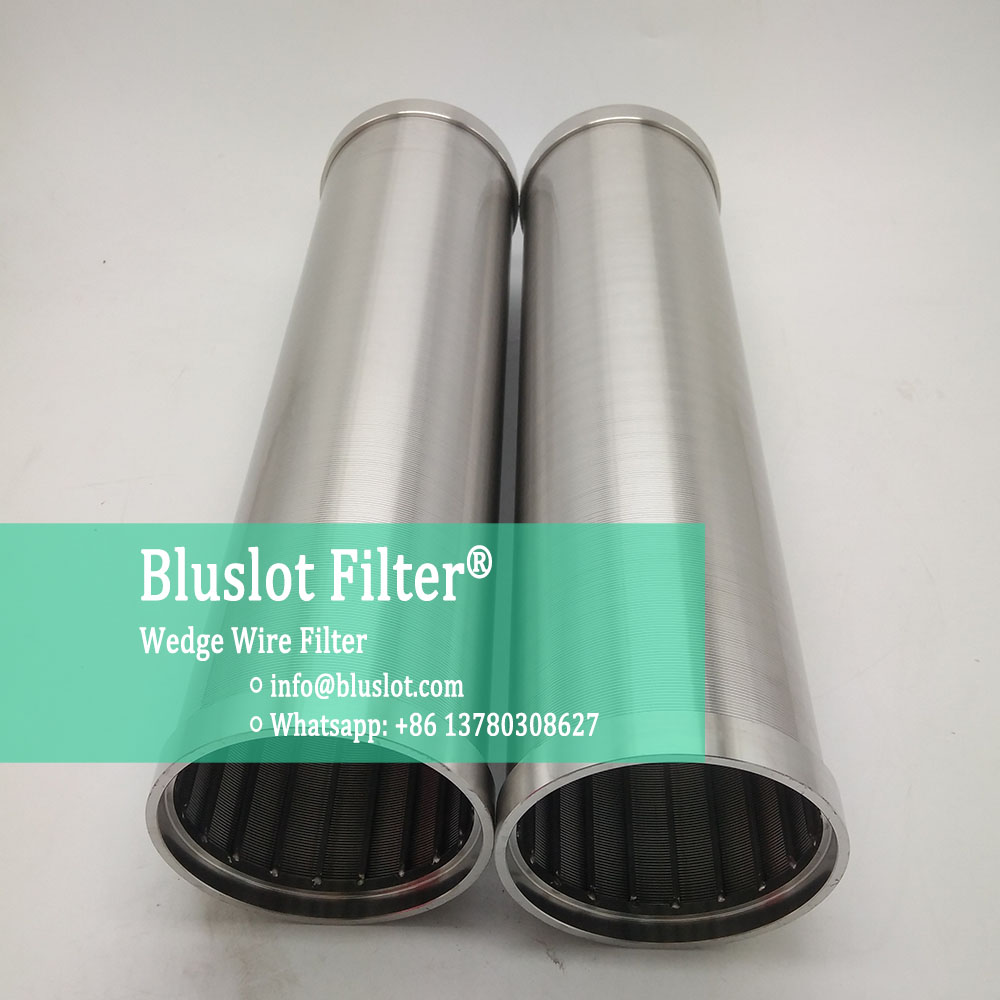 Wedge wire candle filter - bluslot filter