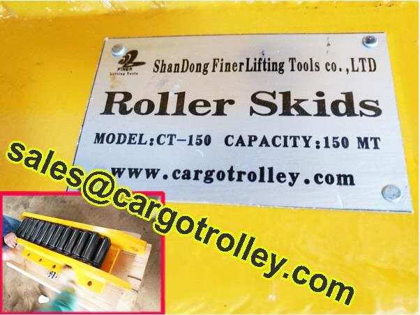 Machine roller skates equipment moving skids Machinery Skates for Sale
