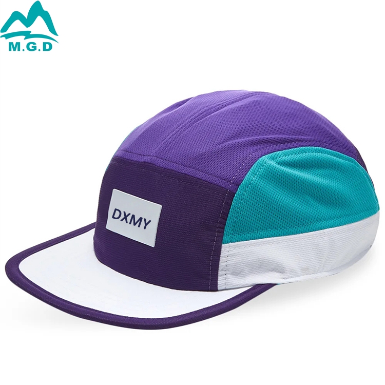Custom Design Promotional 5/7 Panel Night Running Cap Sun Protection Sport Cap Fitted Hat