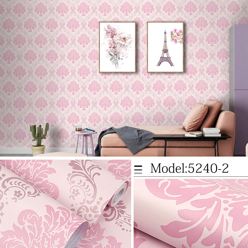 Factory wholesale CE Certificated stripe PVC wallpaper for room decoration