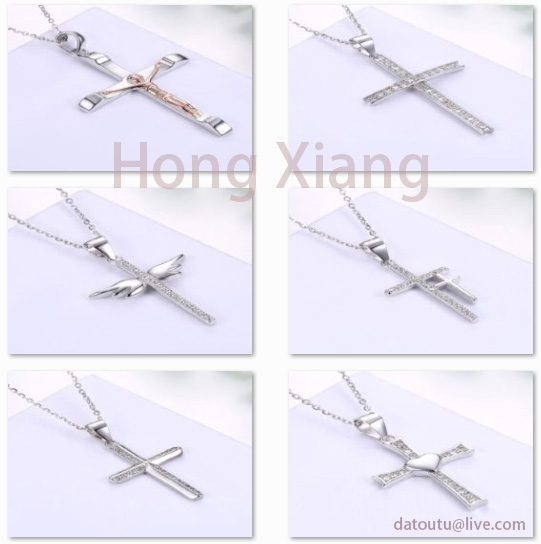 925 sterling silver necklace cross necklace for men and women
