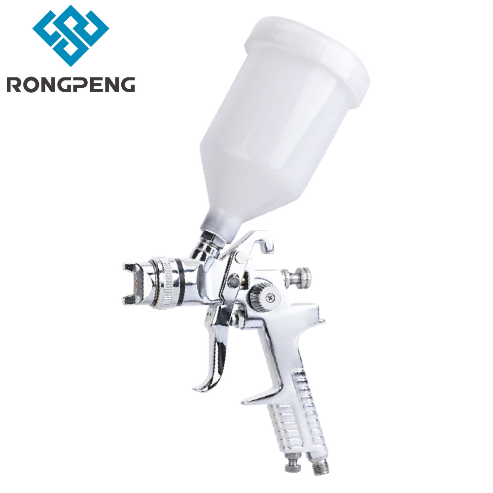 RONGPENG H827 Air Paint Spray Gun Water Based HVLP 1.4 1.7 2.0mm Nozzle Airbrush Pneumatic Tool For Primer Finish Coat Painting