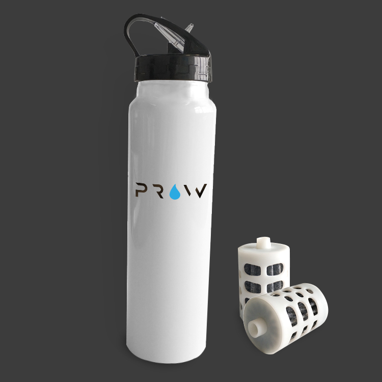 Bpa-free portable water filter food grade stainless steel bottle