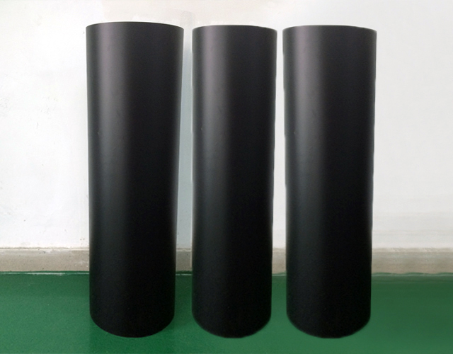 Matte black PVC film sheet roll PVC-MSH-015