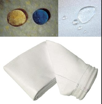 Non wovne needle felt water oil repellent  antistatic PTFE membrane filter felt and dust collector bags