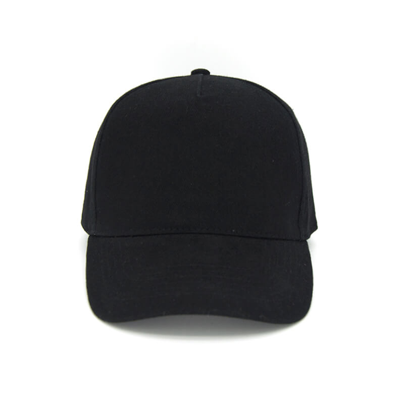 5 Panel Promotional Cotton Baseball Cap With Velcro Closure