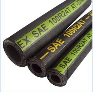 SAE100R2AT/2SN hydraulic rubber hose