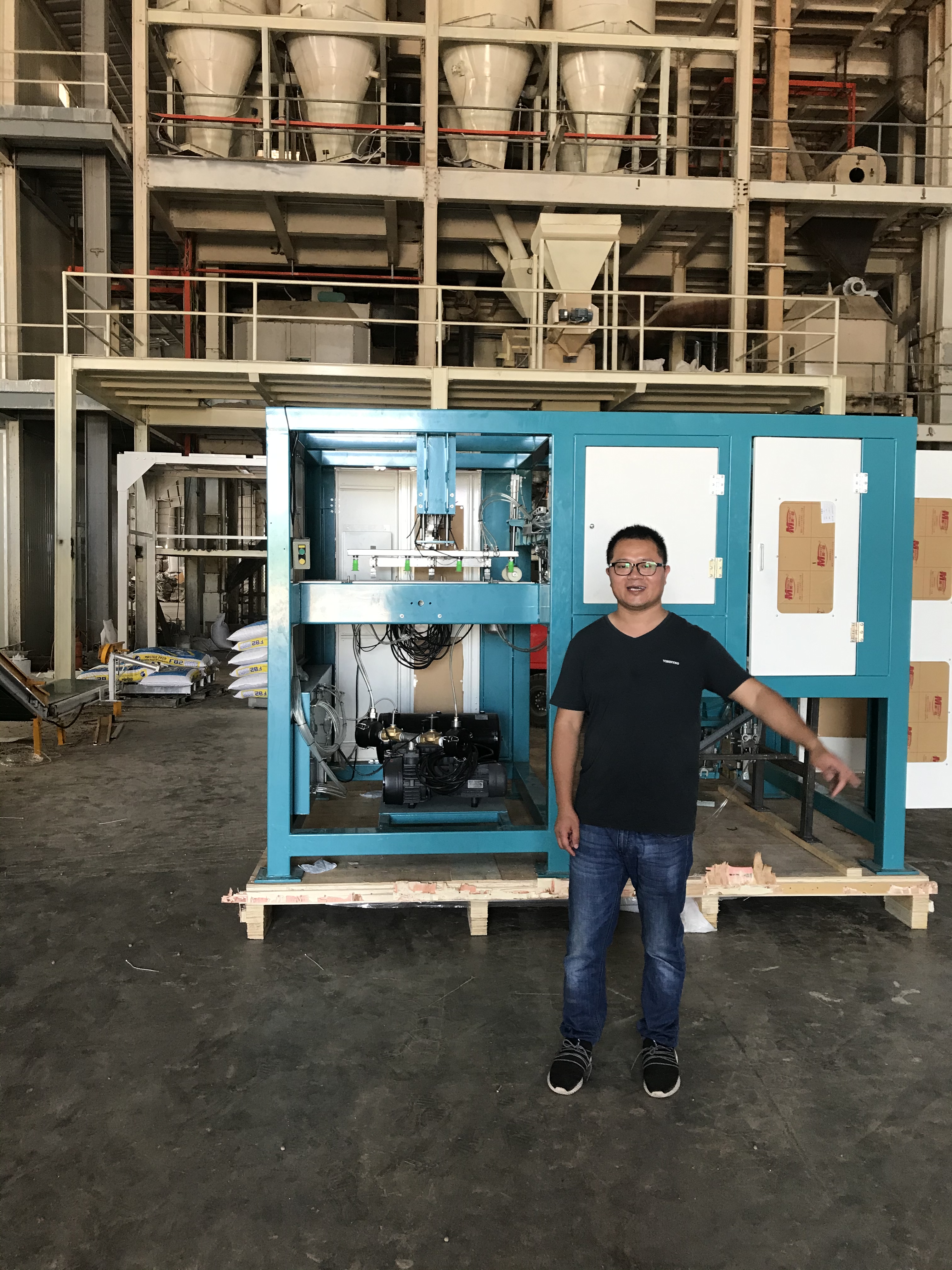 Maize and Wheat Blends bagging machine Automated Bagging Line Fully Automatic Packing Palletizing Line, Fully Automatic Packing Line, Fully Automatic Bagging Line, Fully Automatic filling and packagin